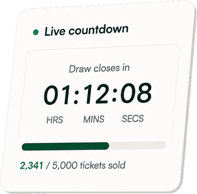 Live countdown: draw closes in 01:12:08