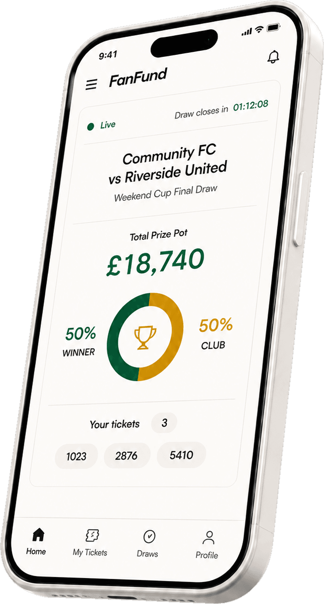 FanFund live draw app